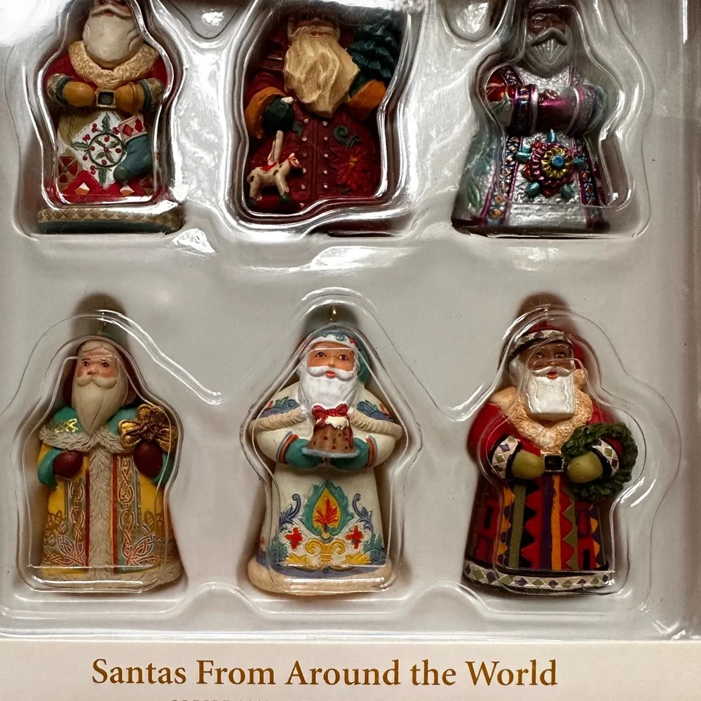 Set of Hallmark Keepsake 2006 Santa's From Around the World, Miniatures